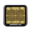 40W BRIGHT CUBE, SPOT BEAM LED CUBE LIGHT – 81 X 75MM (EACH) – AMBER